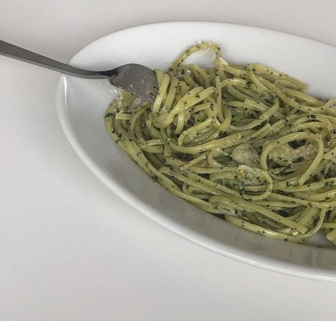 MINT PESTO & VEGGIE PASTA